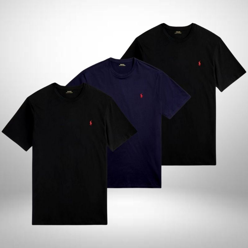 Set 3 Ralph Lauren Basic Poloshirts – Komfortabel und Vielseitig