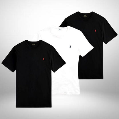 Set 3 Ralph Lauren Basic Poloshirts – Komfortabel und Vielseitig