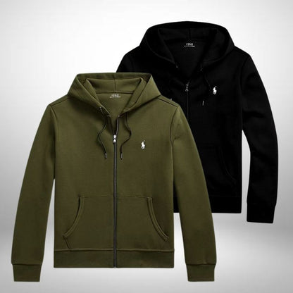 Set 2 Ralph Lauren Hoodies mit Reißverschluss und Kapuze